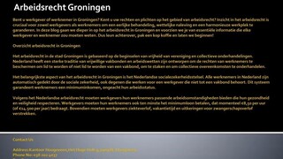 Arbeidsrecht Groningen