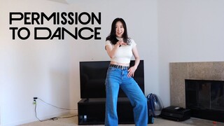 【翻跳】BTS 防弹少年团-简单律动「Permission to Dance」舞蹈cover