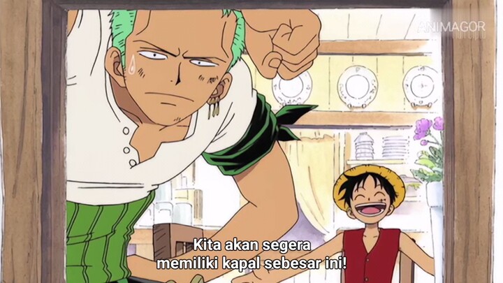 kekocakan Luffy dan Zoro