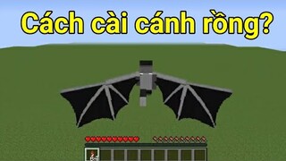 Cách cài cánh rồng trong Minecraft mới nhất 2022 | How to elytras ender dragon in Minecraft 1.19