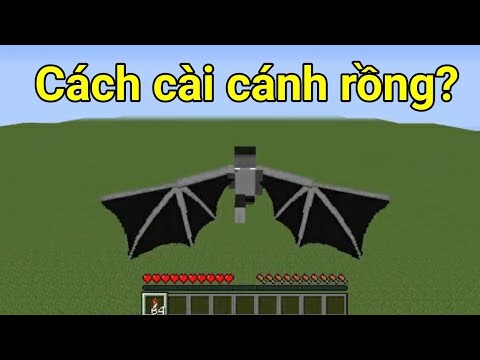 Cách cài cánh rồng trong Minecraft mới nhất 2022 | How to elytras ender dragon in Minecraft 1.19