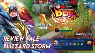 SKIN KEREN AKHIR SEASON! Review Vale Hero Skin Blizzard Storm #mobilelegends #mlbbcreatorcamp #fixed