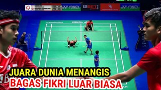 wow Kalahkan Juara Dunia 2021, Bagas Fikri Ke Semifinal All England 2022!!!