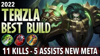 THIS EMBLEM IS VERY OP FOR BUFFED TERIZLA | Terizla Best Build 2022 - Mobile Legends