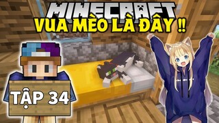THỬ THÁCH SINH TỒN MINECRAFT 1.18 | Tập 34 | Trao Đổi Với Dân Làng Ngôi Sao Và Trở Thành Vua Mèo !!