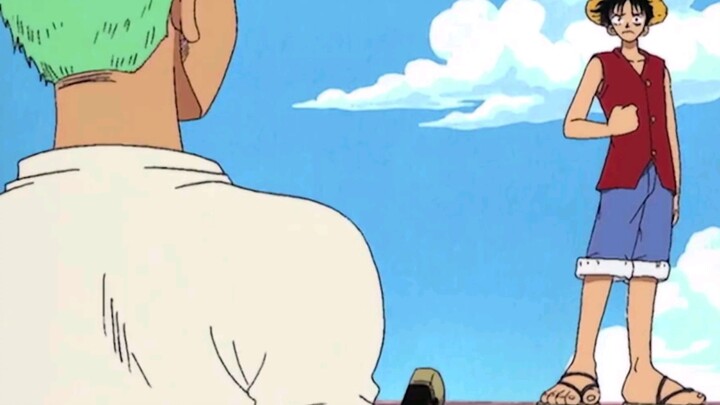 Yang paling banyak mendengarkan Luffy adalah Zoro, selama Luffy mengatakannya, Zoro akan melakukanny