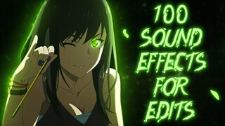 100 Sound Effects For Edits