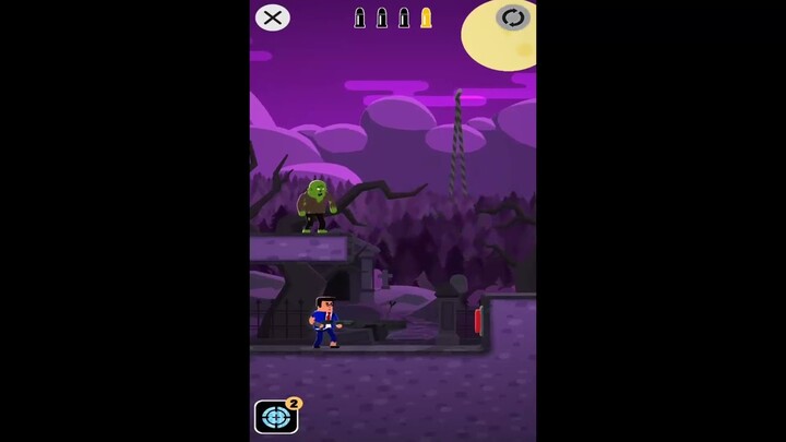 MR BULLET 3D Chapter 3 ZOMBIE LAND Level 81-90. 3 Stars Walkthrough