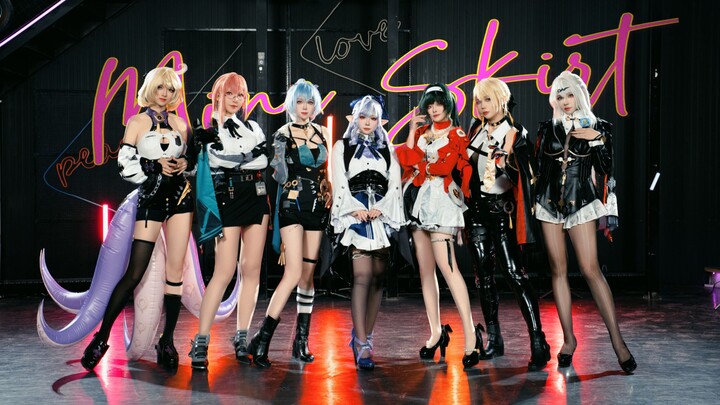 【Zero: Dragnet tapi AOA】Rok Mini 【Rok Super Pendek — Layar Penyelesaian Tim Perempuan Zero: Dragnet】