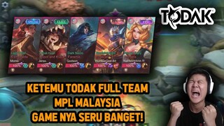 PAKE LANCELOT KETEMU TODAK FULL TEAM MPL MALAYSIA ! GAME NYA SERU BANGET - Mobile Legends