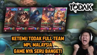 PAKE LANCELOT KETEMU TODAK FULL TEAM MPL MALAYSIA ! GAME NYA SERU BANGET - Mobile Legends