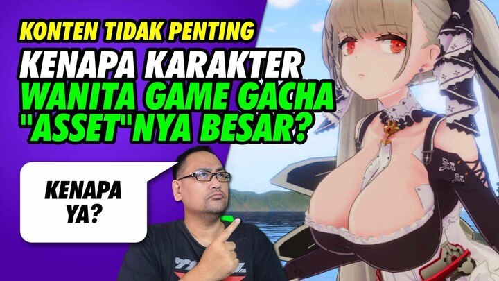 Kenapa kita suka karakter game gacha wanita berdada besar?