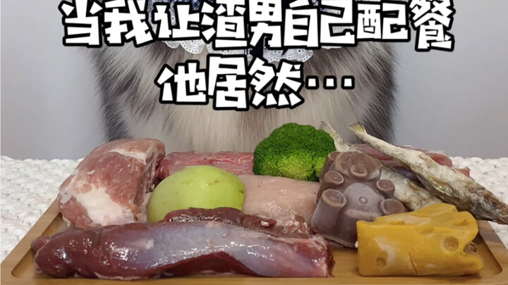 Khi tôi để cún tự phối đồ ăn, nó lại...