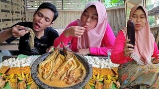 Habis Kerja Nikmatnya TERONG Kuah Sambel Coet, Jengkol Goreng Asin Sepat