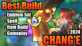 CHANG'E BEST BUILD 2024 | TOP 1 GLOBAL CHANG'E BUILD | CHANG'E - MOBILE LEGENDS | MLBB