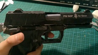 [Gấp giấy thủ công] Làm súng giấy PM NSP