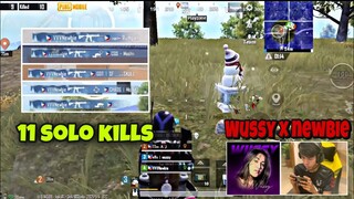 11 SOLO KILLS IN LOCAL CUSTOM GAMES WITH PRO GIRL PLAYER | PUBG MOBILE