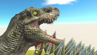 Double Spikes Hitting From Below - Animal Revolt Battle Simulator