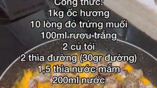 Tự Làm Ốc Hương Xào Trứng Muối _ Pít Ham Ăn
