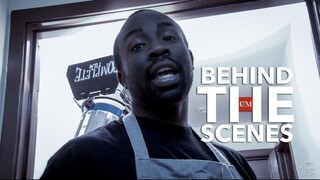 Sam Sarpong Freestyle On The Set Of Anchor Baby Movie