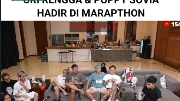 OKI RENGGA & POPPY SOVIA HADIR DI MARAPTHON