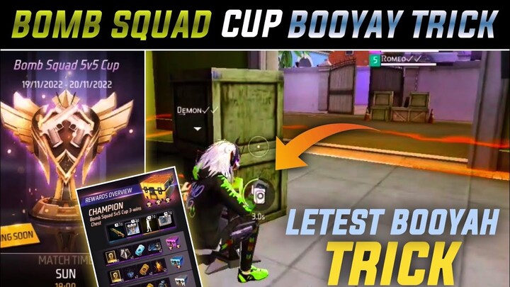 Bomb Squad 5v5 Cup Booyah Trick !! Bomb Squad Cup Kaise Khele !! Victory Emote Kaise Milega