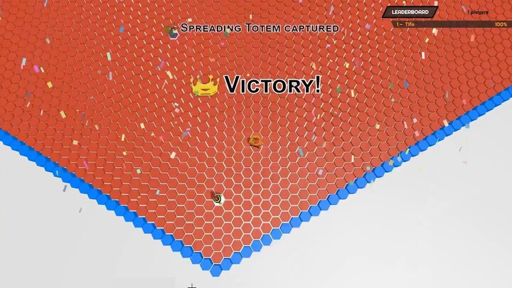 Hexanaut.io [Superhex.io] Map Control: 100.00%