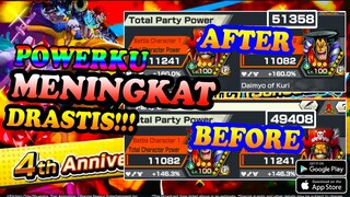 WAJIB TAU!! CARA MENINGKATKAN PARTY POWER OPBR GAMPANG BANGET | ONE PIECE Bounty Rush