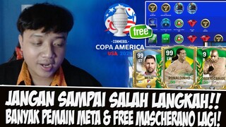 JANGAN SAMPAI SALAH LANGKAH!! TIPS DAPET PEMAIN GG * MASCHERANO EVENT COPA AMERIKA EASPORT FC MOBILE