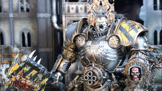 Warhammer Skull Lord Iron Warrior Màu