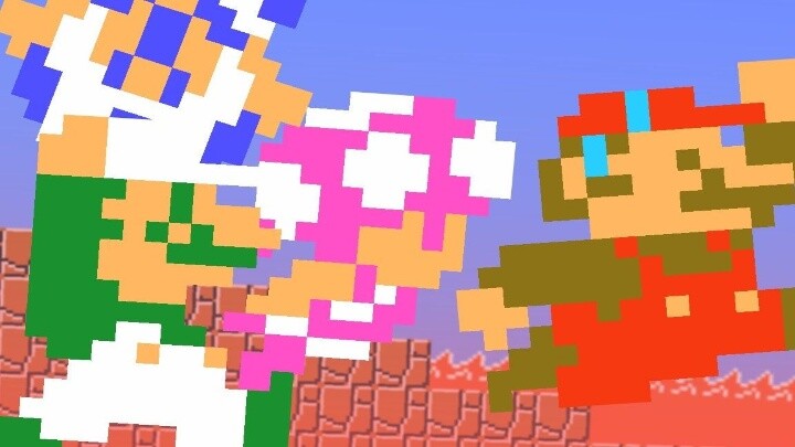 [AMV]Mode Kooperasi Multiplayer <Super Mario>