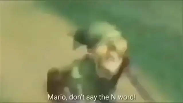 no mario don't say the n word
