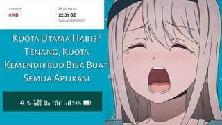 CARA UBAH KUOTA BELAJAR KEMENDIKBUD MENJADI FLASH 100%!1!1!1!