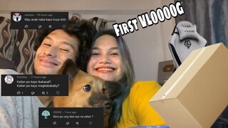 Unboxing ng Gaming Chair at Q and A na din with Prinsesa Pabuhat 😂 *First Vlog*