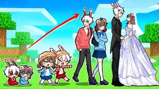 Nếu Cặp Đôi Mèo Simmy và Kairon Lớn Lên Cưới Nhau Trong Minecraft