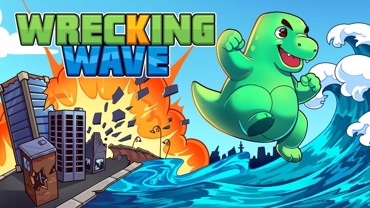 【Wrecking Wave】疯狂科学家污染了海洋，于是我把整座城市拆了！🌊💥