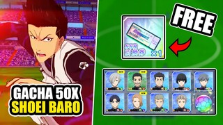 Gacha 50x Shoei Baro & Gratis SSR Support Card | Blue Lock Blaze Battle