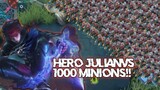 Hero Julian vs 1000 Minions 🥶 no CD full item 💥🔥