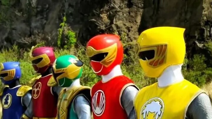 Ninpuu Sentai Po Li Jianger 10th Anniversary Return Movie Transformation + Roll Call