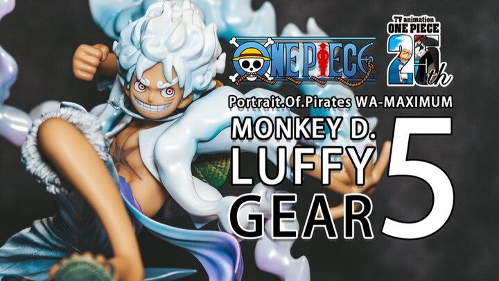 [Pippi Dog Model Play Sharing No. 133] Megahouse One Piece POP MAX Monkey D. Luffy Fifth Gear Nika