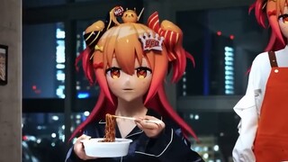 [PMR produced] Thick! Nissin fried noodles UFO magic adverti*t [homemade P pill version]