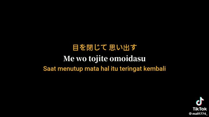 Liat lagu ini bikin watachi sedih😭.