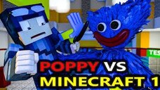 New Poppy Playtime in MINECRAFT! Steve Vs Huggy Wuggy Minecraft Animation Monster Movie Story