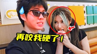 太逆天！跟18岁清纯少女约会，因为抑郁症来咬我手..【必拿下27】