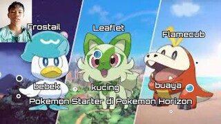 Pokemon Starter di Pokemon Horizon