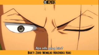 Bisa Melihat Masa Depan! Inilah Bukti Bahwa Zoro Memiliki Houshoku Haki