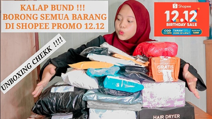 SHOPEE HAUL + UNBOXING SHOPEE 12.12 BIRTHDAY SALE