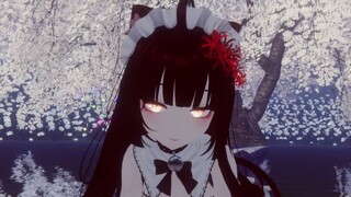 The cat maid dancing to the Yin music song is so funny that it's really weird