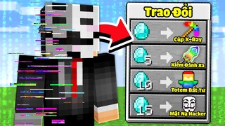 Minecraft nhưng Tôi Trao Đổi Đồ Với Hacker