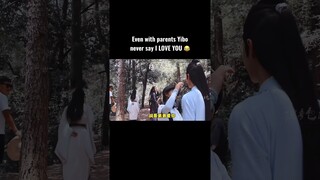 Even Parent Yibo never say I LOVE YOU but love confession to Zhan ge